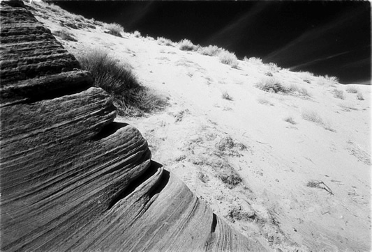 Antelope Triangles Infrared Photo